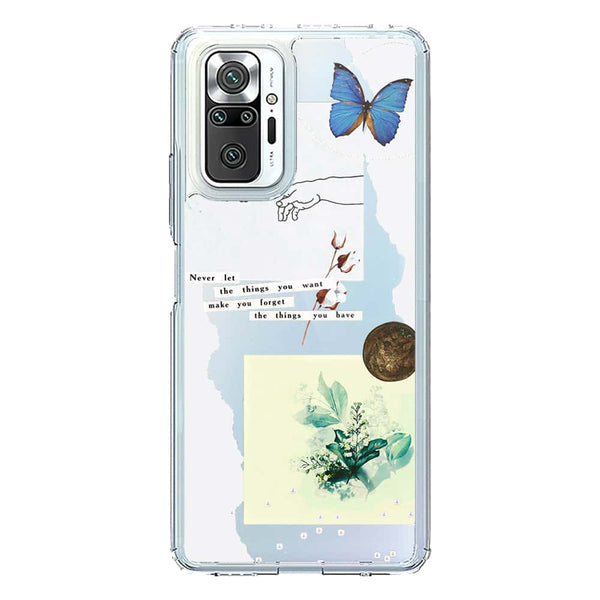 Aesthetic Collage Design - Design 3 - Soft Phone Case - Crystal Clear Case - Xiaomi Redmi Note 10 Pro Max