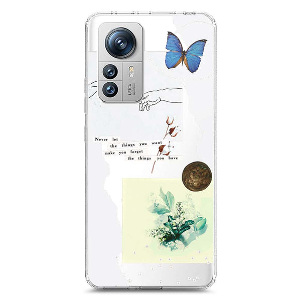 Aesthetic Collage Design - Design 3 - Soft Phone Case - Crystal Clear Case - Xiaomi 12S Pro