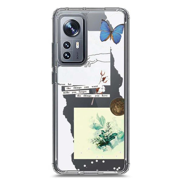 Aesthetic Collage Design - Design 3 - Soft Phone Case - Crystal Clear Case - Xiaomi 12S