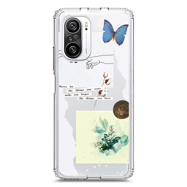 Aesthetic Collage Design - Design 3 - Soft Phone Case - Crystal Clear Case - Xiaomi Mi 11i