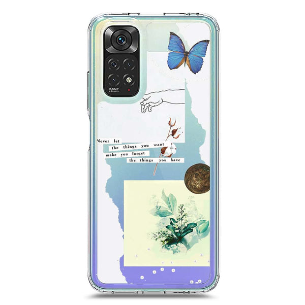 Aesthetic Collage Design - Design 3 - Soft Phone Case - Crystal Clear Case - Xiaomi Redmi Note 11S