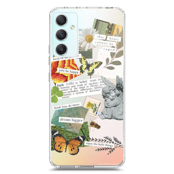 Aesthetic Scrap Design - Design 5 - Soft Phone Case - Crystal Clear Case - Samsung Galaxy A34 5G