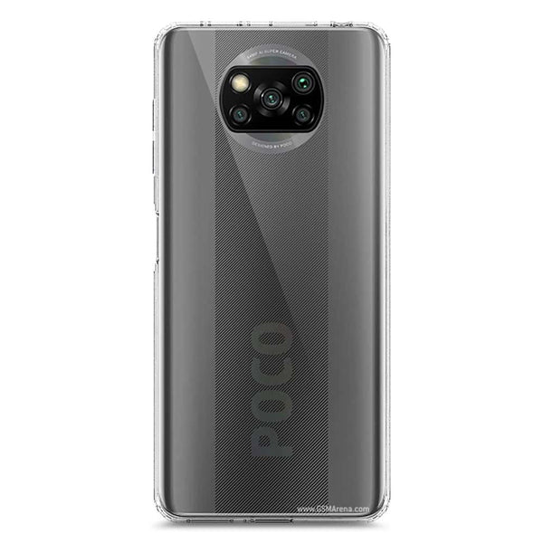Skinlee Premium Clear Crystal Case - Transparent - Xiaomi Poco X3