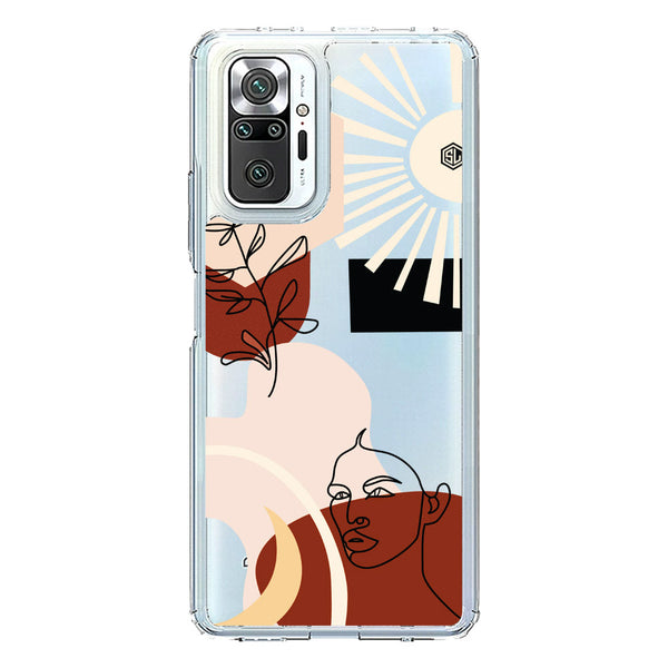 Aesthetic Modern Art Series - Design 1 - Soft Phone Case - Crystal Clear Case - Xiaomi Redmi Note 10 Pro 4G