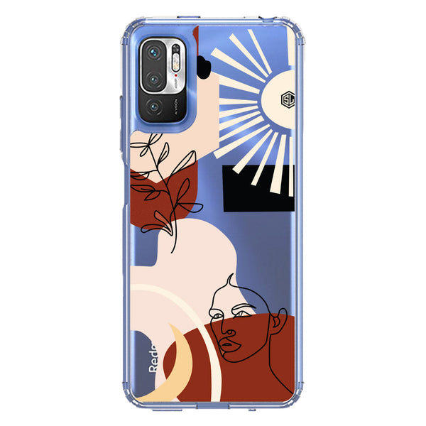 Aesthetic Modern Art Series - Design 1 - Soft Phone Case - Crystal Clear Case - Xiaomi Redmi Note 10 5G