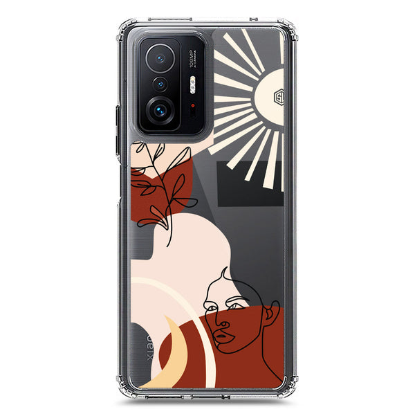 Aesthetic Modern Art Series - Design 1 - Soft Phone Case - Crystal Clear Case - Xiaomi 11T Pro