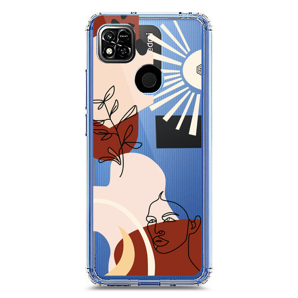 Aesthetic Modern Art Series - Design 1 - Soft Phone Case - Crystal Clear Case - Xiaomi Redmi 10A