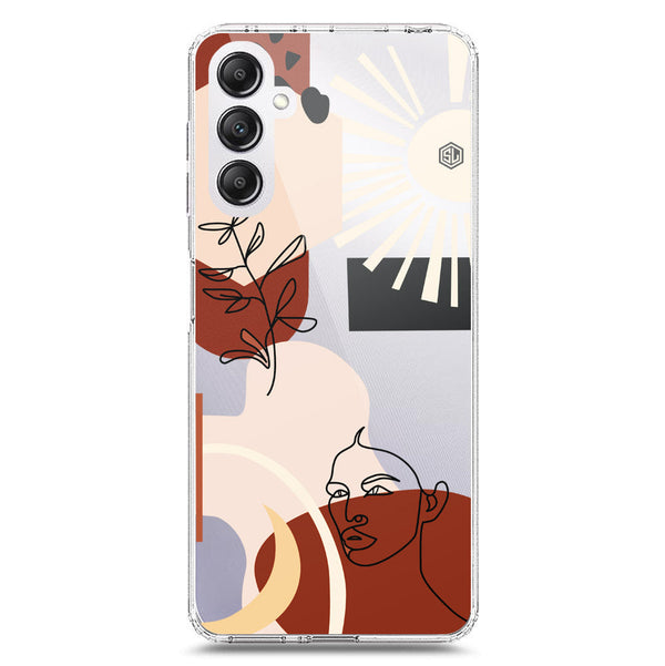 Aesthetic Modern Art Series - Design 1 - Soft Phone Case - Crystal Clear Case - Samsung Galaxy A14 5G