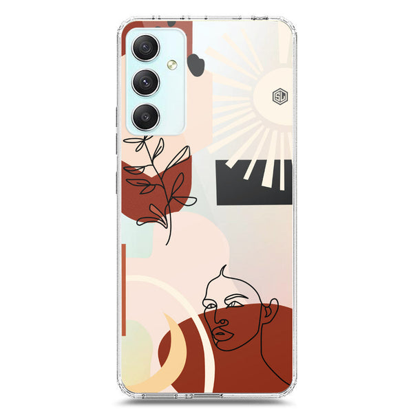 Aesthetic Modern Art Series - Design 1 - Soft Phone Case - Crystal Clear Case - Samsung Galaxy A34 5G