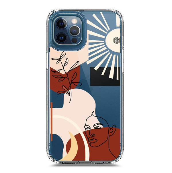 Aesthetic Modern Art Series - Design 1 - Soft Phone Case - Crystal Clear Case - iPhone 12 Pro Max