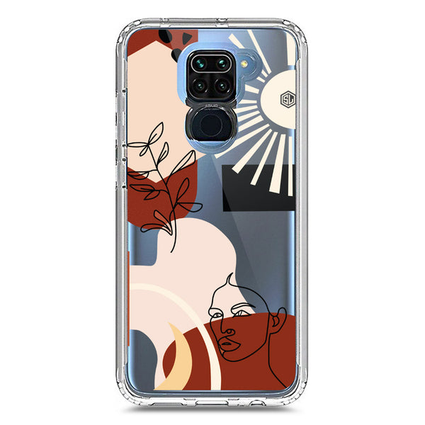 Aesthetic Modern Art Series - Design 1 - Soft Phone Case - Crystal Clear Case - Xiaomi Redmi 10X 4G