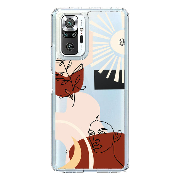 Aesthetic Modern Art Series - Design 1 - Soft Phone Case - Crystal Clear Case - Xiaomi Redmi Note 10 Pro Max
