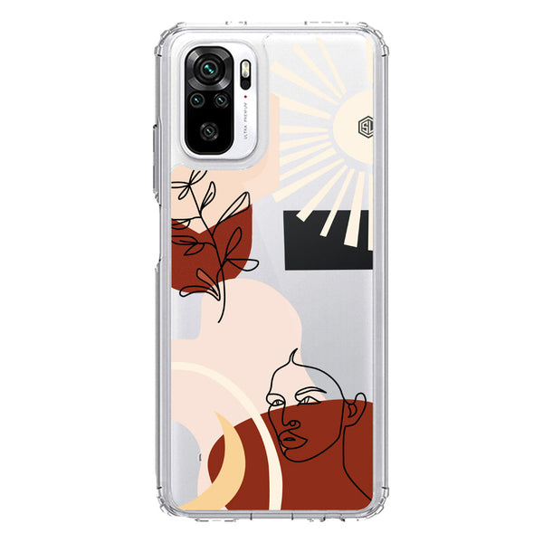 Aesthetic Modern Art Series - Design 1 - Soft Phone Case - Crystal Clear Case - Xiaomi Redmi Note 10S