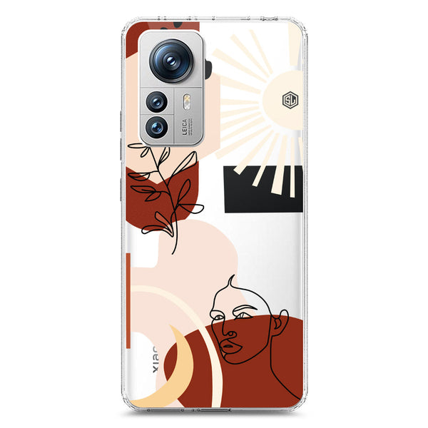 Aesthetic Modern Art Series - Design 1 - Soft Phone Case - Crystal Clear Case - Xiaomi 12S Pro