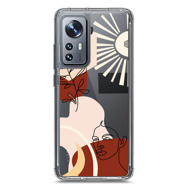 Aesthetic Modern Art Series - Design 1 - Soft Phone Case - Crystal Clear Case - Xiaomi 12S