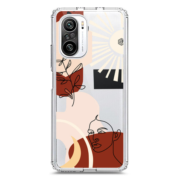 Aesthetic Modern Art Series - Design 1 - Soft Phone Case - Crystal Clear Case - Xiaomi Mi 11i