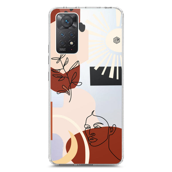 Aesthetic Modern Art Series - Design 1 - Soft Phone Case - Crystal Clear Case - Xiaomi Redmi Note 12