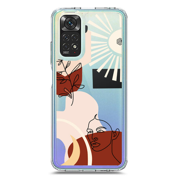 Aesthetic Modern Art Series - Design 1 - Soft Phone Case - Crystal Clear Case - Xiaomi Redmi Note 11S