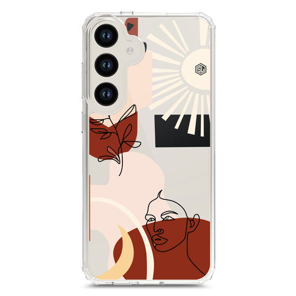 Aesthetic Modern Art Series - Design 1 - Soft Phone Case - Crystal Clear Case - Samsung Galaxy S24