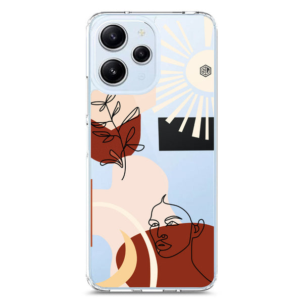 Aesthetic Modern Art Series - Design 1 - Soft Phone Case - Crystal Clear Case - Xiaomi Redmi 12