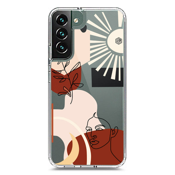 Aesthetic Modern Art Series - Design 1 - Soft Phone Case - Crystal Clear Case - Samsung Galaxy S22 Plus 5G