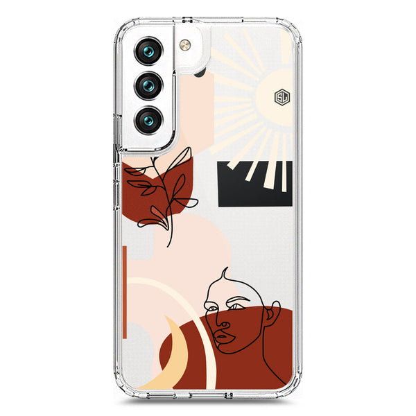 Aesthetic Modern Art Series - Design 1 - Soft Phone Case - Crystal Clear Case - Samsung Galaxy S22 5G