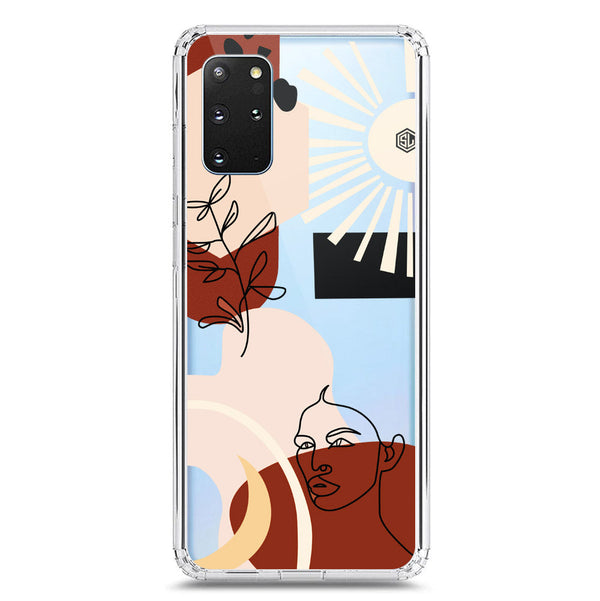 Aesthetic Modern Art Series - Design 1 - Soft Phone Case - Crystal Clear Case - Samsung Galaxy S20 Plus