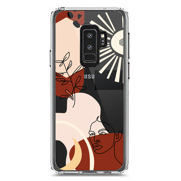 Aesthetic Modern Art Series - Design 1 - Soft Phone Case - Crystal Clear Case - Samsung Galaxy S9 Plus
