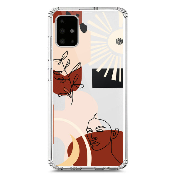 Aesthetic Modern Art Series - Design 1 - Soft Phone Case - Crystal Clear Case - Samsung Galaxy A71