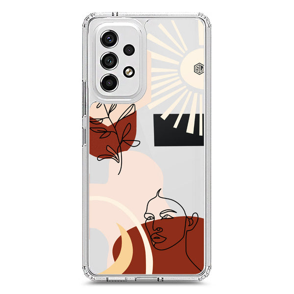 Aesthetic Modern Art Series - Design 1 - Soft Phone Case - Crystal Clear Case - Samsung Galaxy A53 5G