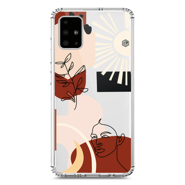 Aesthetic Modern Art Series - Design 1 - Soft Phone Case - Crystal Clear Case - Samsung Galaxy A51