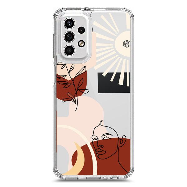 Aesthetic Modern Art Series - Design 1 - Soft Phone Case - Crystal Clear Case - Samsung Galaxy A23
