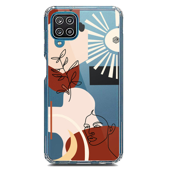Aesthetic Modern Art Series - Design 1 - Soft Phone Case - Crystal Clear Case - Samsung Galaxy A12 Nacho