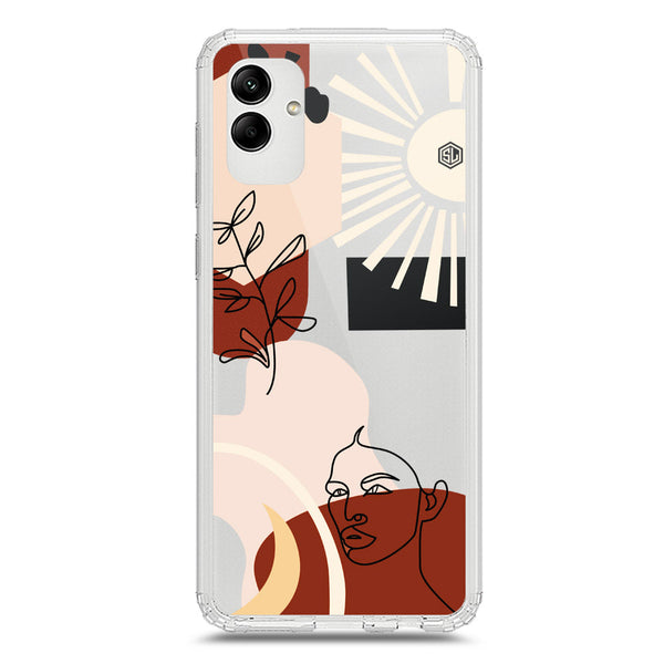 Aesthetic Modern Art Series - Design 1 - Soft Phone Case - Crystal Clear Case - Samsung Galaxy A04