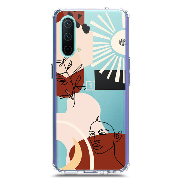 Aesthetic Modern Art Series - Design 1 - Soft Phone Case - Crystal Clear Case - OnePlus Nord CE 5G