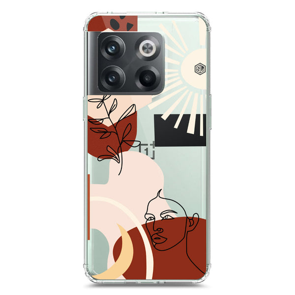 Aesthetic Modern Art Series - Design 1 - Soft Phone Case - Crystal Clear Case - OnePlus 10T