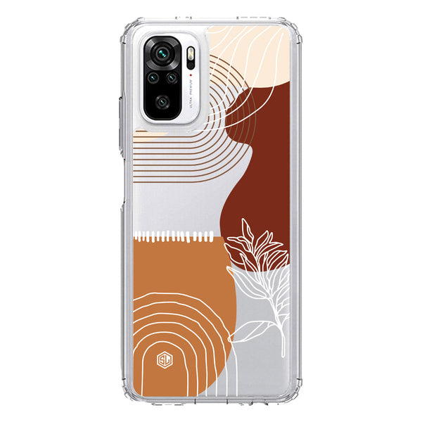 Aesthetic Modern Art Series - Design 2 - Soft Phone Case - Crystal Clear Case - Xiaomi Redmi Note 10 4G