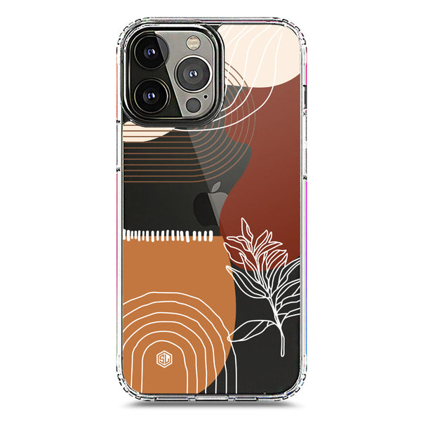 Aesthetic Modern Art Series - Design 2 - Soft Phone Case - Crystal Clear Case - iPhone 13 Pro