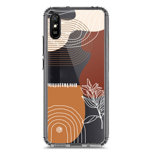 Aesthetic Modern Art Series - Design 2 - Soft Phone Case - Crystal Clear Case - Xiaomi Redmi 9A