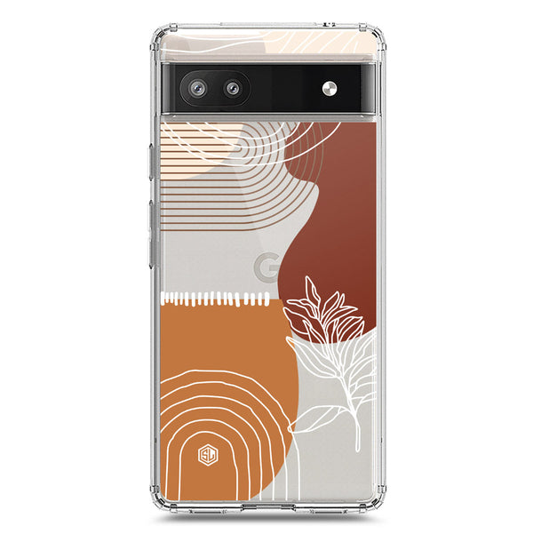 Aesthetic Modern Art Series - Design 2 - Soft Phone Case - Crystal Clear Case - Google Pixel 6a