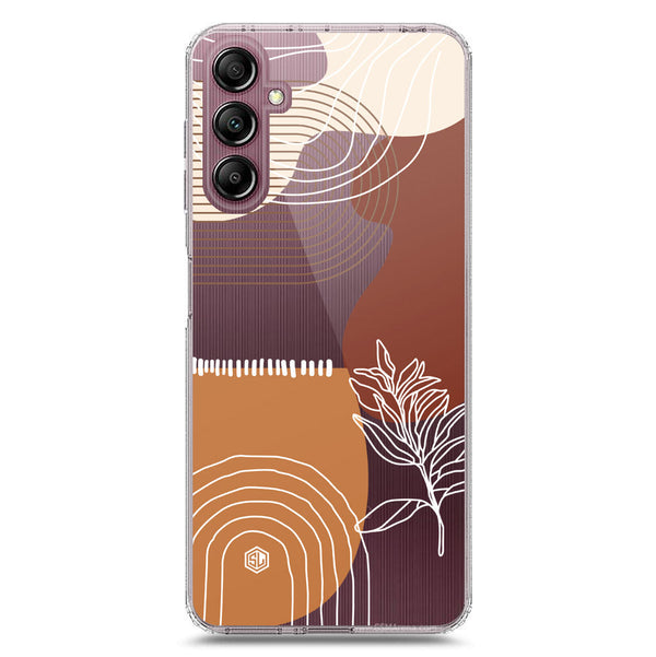 Aesthetic Modern Art Series - Design 2 - Soft Phone Case - Crystal Clear Case - Samsung Galaxy A14