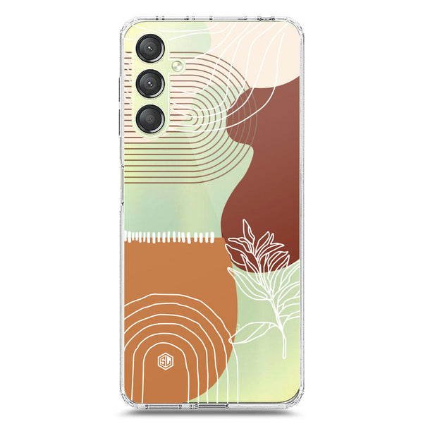 Aesthetic Modern Art Series - Design 2 - Soft Phone Case - Crystal Clear Case - Samsung Galaxy A24 4G