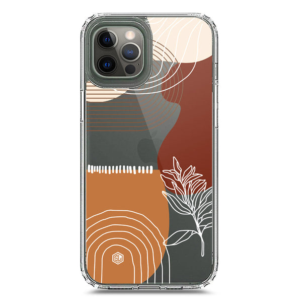 Aesthetic Modern Art Series - Design 2 - Soft Phone Case - Crystal Clear Case - iPhone 12 Pro