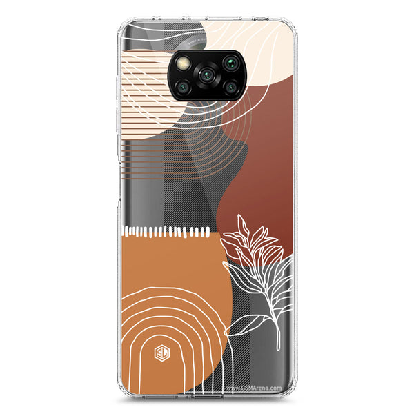 Aesthetic Modern Art Series - Design 2 - Soft Phone Case - Crystal Clear Case - Xiaomi Poco X3