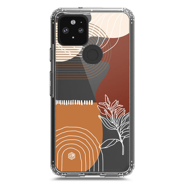 Aesthetic Modern Art Series - Design 2 - Soft Phone Case - Crystal Clear Case - Google Pixel 5 XL