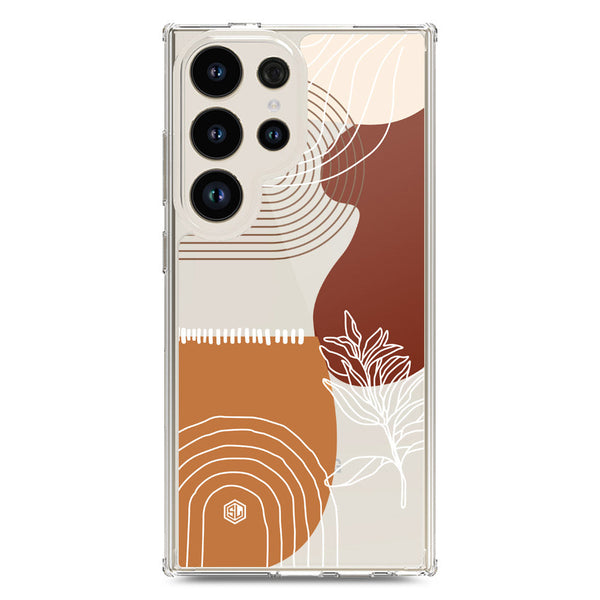 Aesthetic Modern Art Series - Design 2 - Soft Phone Case - Crystal Clear Case - Samsung Galaxy S24 Ultra