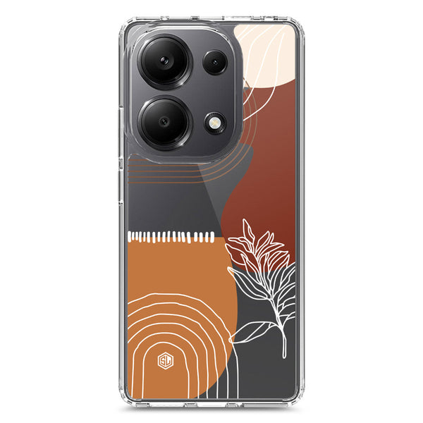 Aesthetic Modern Art Series - Design 2 - Soft Phone Case - Crystal Clear Case - Xiaomi Poco M6 Pro 4G