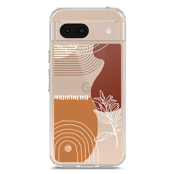 Aesthetic Modern Art Series - Design 2 - Soft Phone Case - Crystal Clear Case - Google Pixel 8a