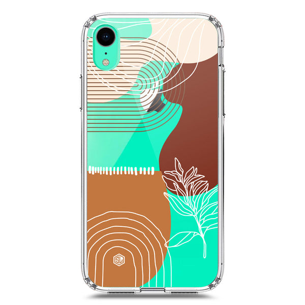 Aesthetic Modern Art Series - Design 2 - Soft Phone Case - Crystal Clear Case - iPhone XR