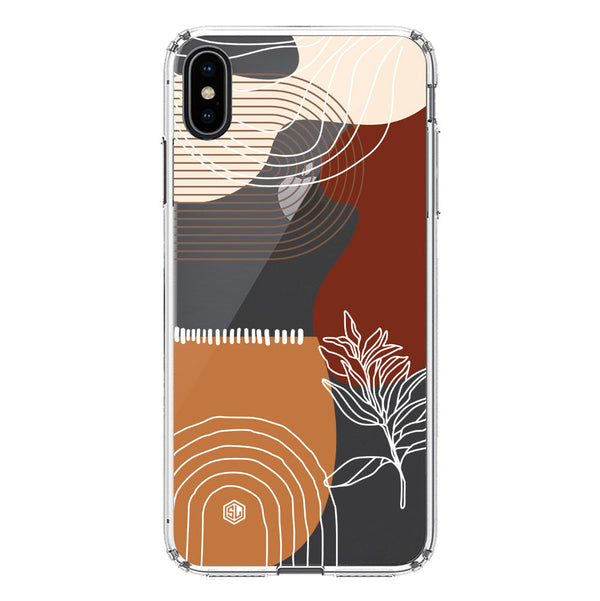 Aesthetic Modern Art Series - Design 2 - Soft Phone Case - Crystal Clear Case - iPhone X